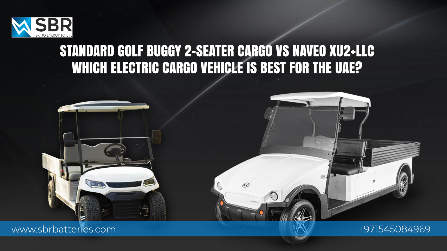 NAVEO XU2+LLC Golf Buggy 2-Seater Cargo