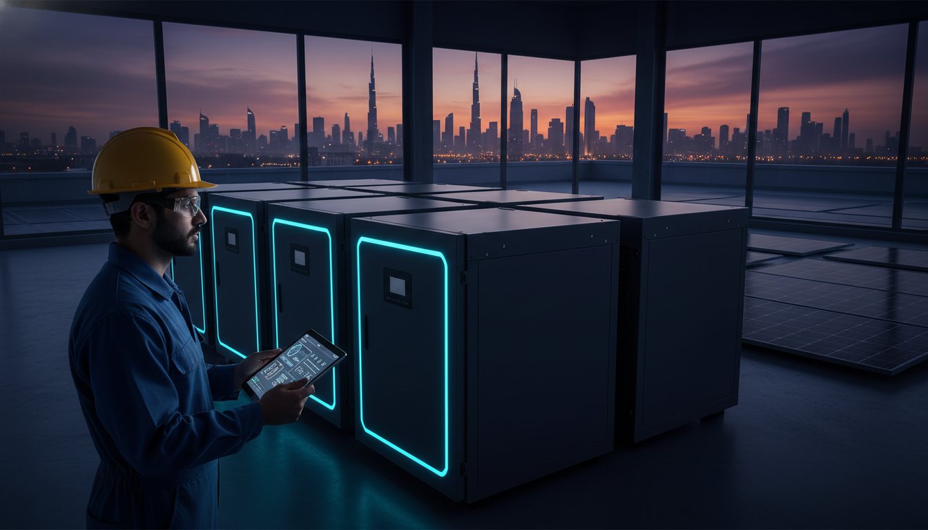 Commercial Solar Battery Storage in Dubai: The 2026 Industrial Guide