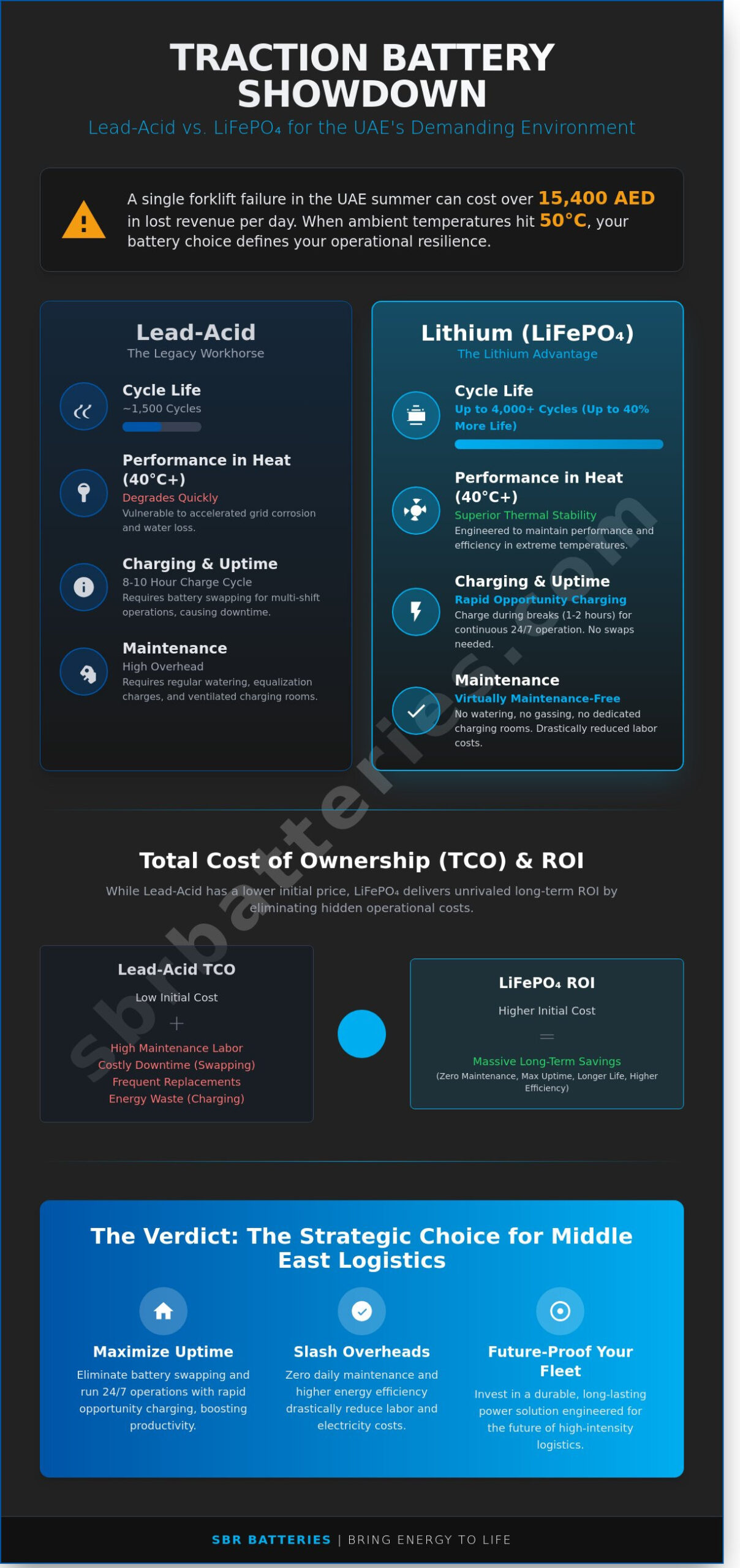 The Ultimate Guide to Traction Batteries: Powering UAE Logistics in 2026