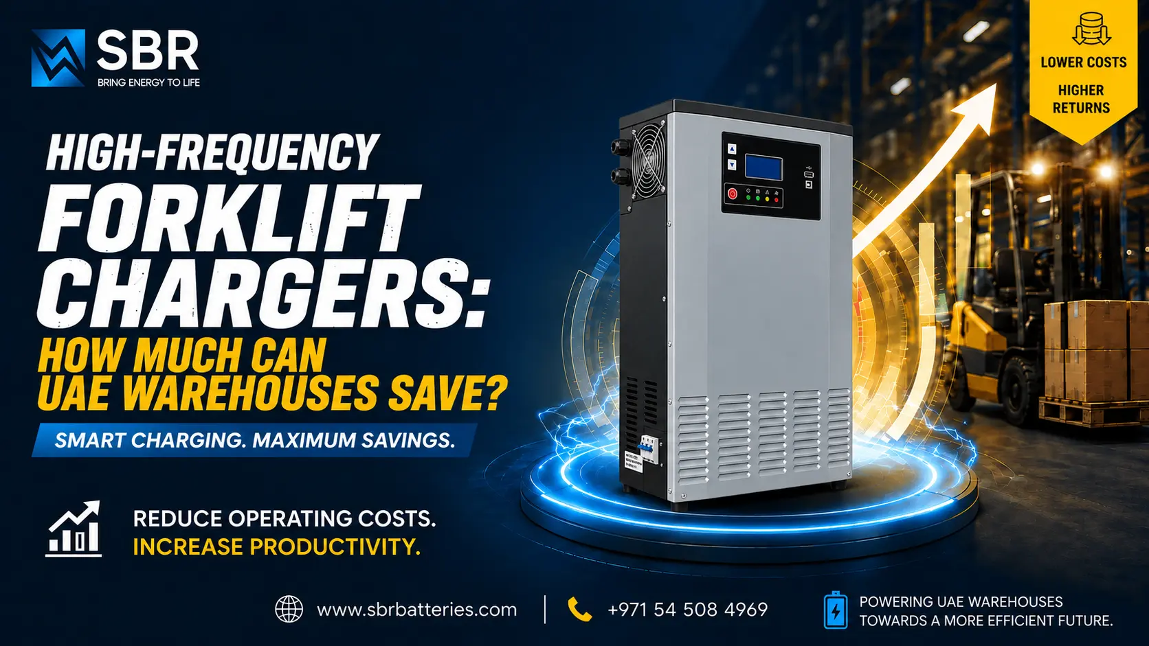 High-Frequency Forklift Chargers